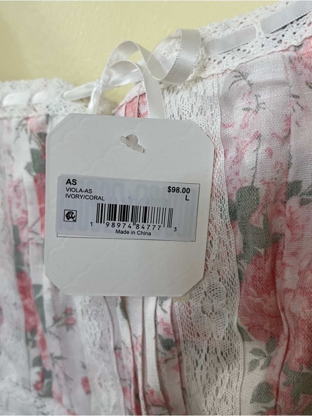 NEW Altar’d State Pink Floral Maxi Dress Size Large NWT - Picture 3 of 8